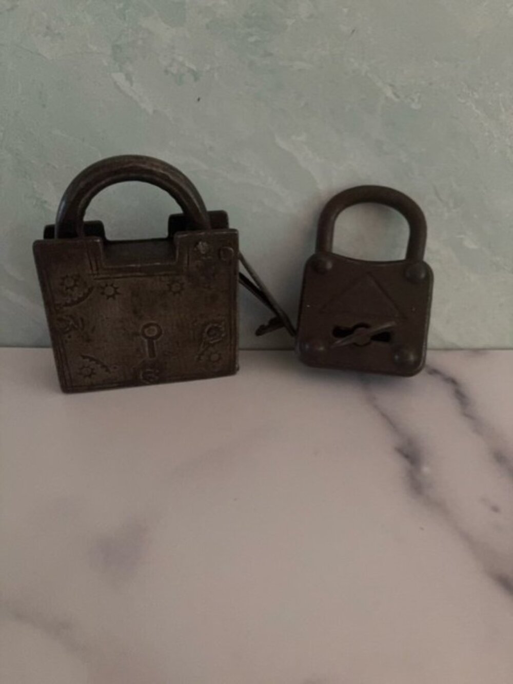 Antique Locks, a Pair, Spooky Harry Potter Signs and Symbols Cool Decor